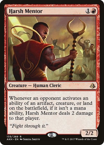 Harsh Mentor Amonkhet Magic card