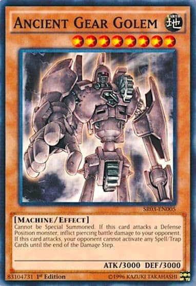 Ancient Gear Golem Structure Deck: Machine Reactor Yu-Gi-Oh! card