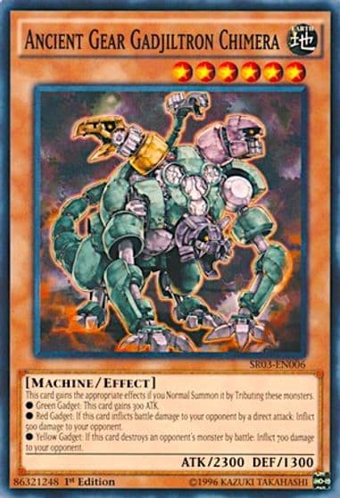 Ancient Gear Gadjiltron Chimera Structure Deck: Machine Reactor Yu-Gi-Oh! card