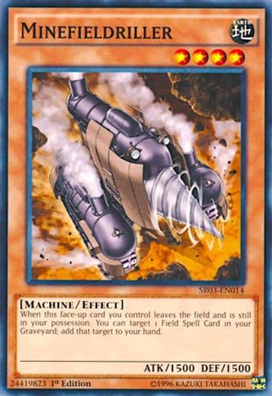 Minefieldriller Structure Deck: Machine Reactor Yu-Gi-Oh! card