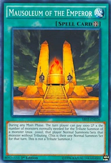 Mausoleum of the Emperor Structure Deck: Machine Reactor Yu-Gi-Oh! card