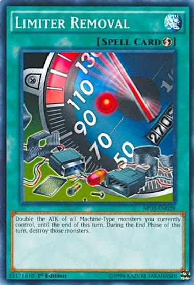 Limiter Removal Structure Deck: Machine Reactor Yu-Gi-Oh! card