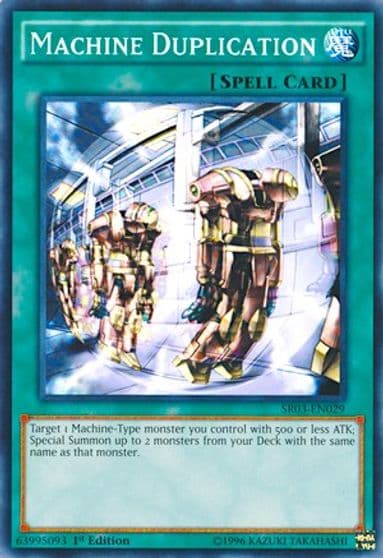 Machine Duplication Structure Deck: Machine Reactor Yu-Gi-Oh! card