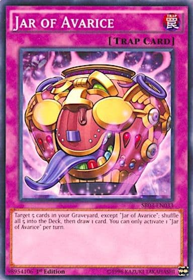 Jar of Avarice Structure Deck: Machine Reactor Yu-Gi-Oh! card