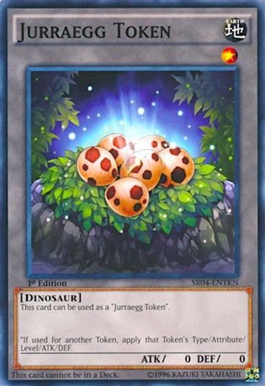Token Jurraegg Structure Deck: Dinosmasher's Fury Yu-Gi-Oh! card