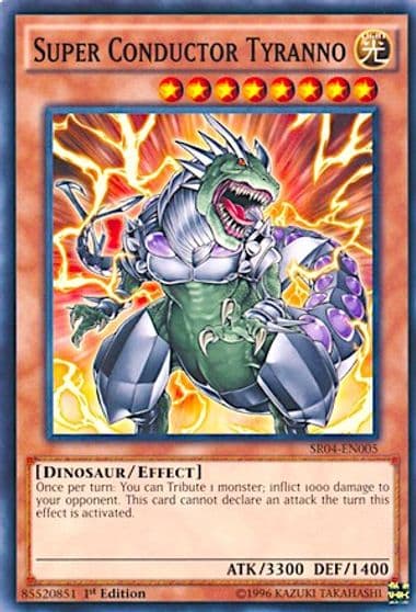 Super Conductor Tyranno Structure Deck: Dinosmasher's Fury Yu-Gi-Oh! card