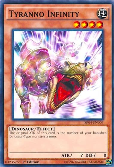 Tyranno Infinity Structure Deck: Dinosmasher's Fury Yu-Gi-Oh! card