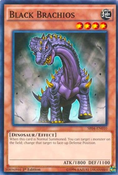 Black Brachios Structure Deck: Dinosmasher's Fury Yu-Gi-Oh! card