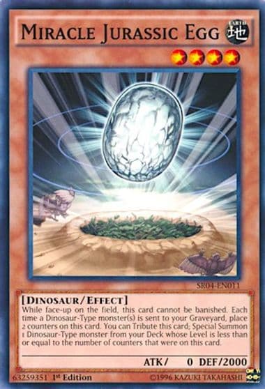 Miracle Jurassic Egg Structure Deck: Dinosmasher's Fury Yu-Gi-Oh! card