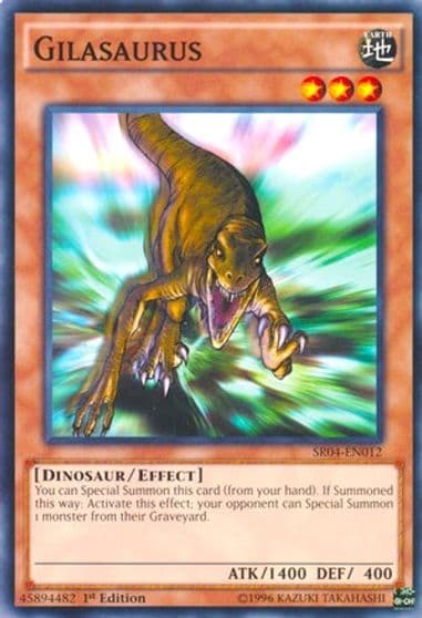 Gilasaurus Structure Deck: Dinosmasher's Fury Yu-Gi-Oh! card