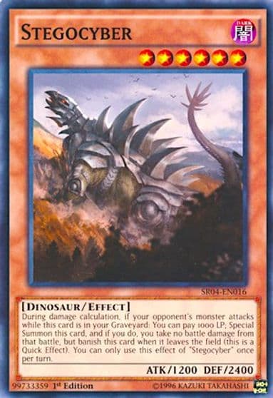 Stegocyber Structure Deck: Dinosmasher's Fury Yu-Gi-Oh! card