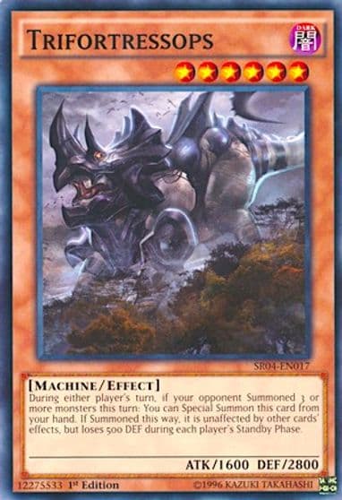 Trifortressops Structure Deck: Dinosmasher's Fury Yu-Gi-Oh! card