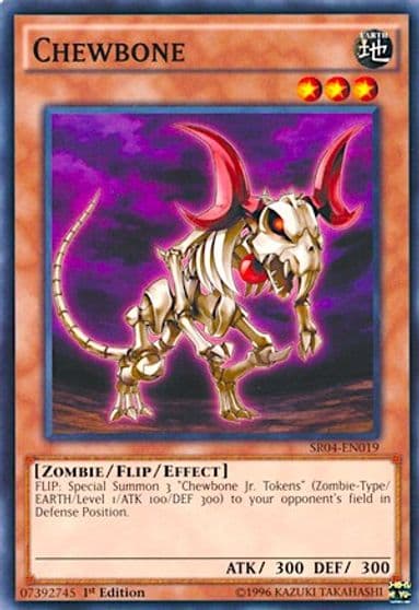 Chewbone Structure Deck: Dinosmasher's Fury Yu-Gi-Oh! card