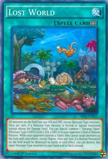 Lost World Structure Deck: Dinosmasher's Fury Yu-Gi-Oh! card