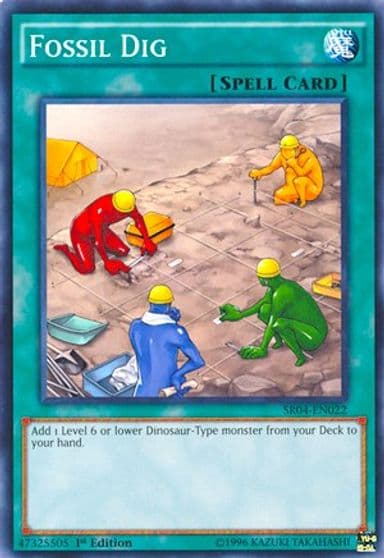 Fossil Dig Structure Deck: Dinosmasher's Fury Yu-Gi-Oh! card
