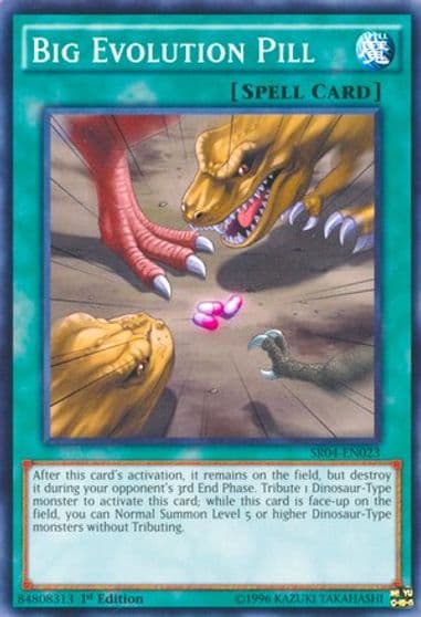 Big Evolution Pill Structure Deck: Dinosmasher's Fury Yu-Gi-Oh! card