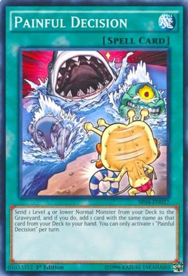 Painful Decision Structure Deck: Dinosmasher's Fury Yu-Gi-Oh! card