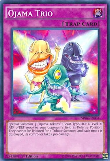 Ojama Trio Structure Deck: Dinosmasher's Fury Yu-Gi-Oh! card