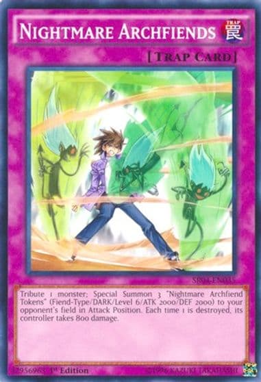 Nightmare Archfiends Structure Deck: Dinosmasher's Fury Yu-Gi-Oh! card