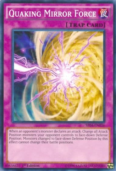 Quaking Mirror Force Structure Deck: Dinosmasher's Fury Yu-Gi-Oh! card