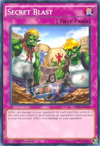 Secret Blast Structure Deck: Dinosmasher's Fury Yu-Gi-Oh! card
