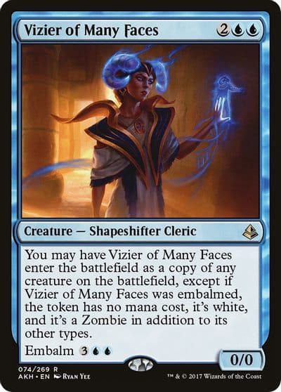 Vizier of Many Faces Amonkhet Magic card