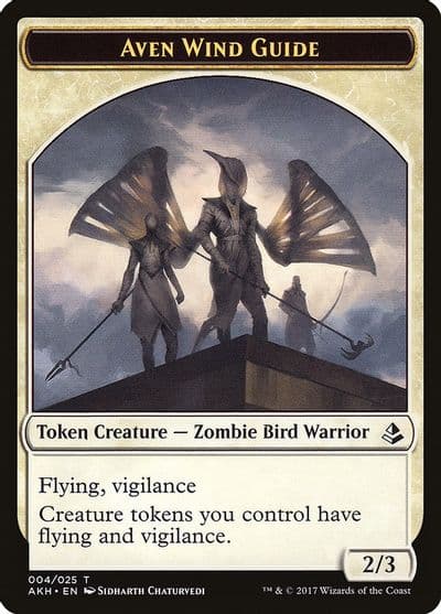 Aven Wind Guide Token Amonkhet Magic card