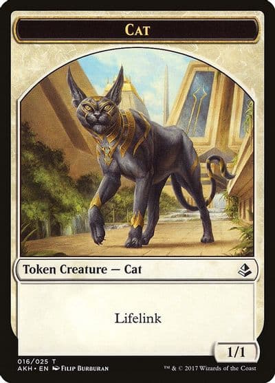 Cat Token Amonkhet Magic card