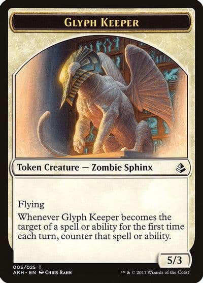 Glyph Keeper Token Amonkhet Magic card
