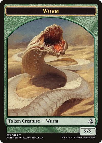 Wurm Token Amonkhet Magic card