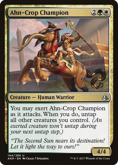 Ahn Crop Champion Amonkhet Magic card