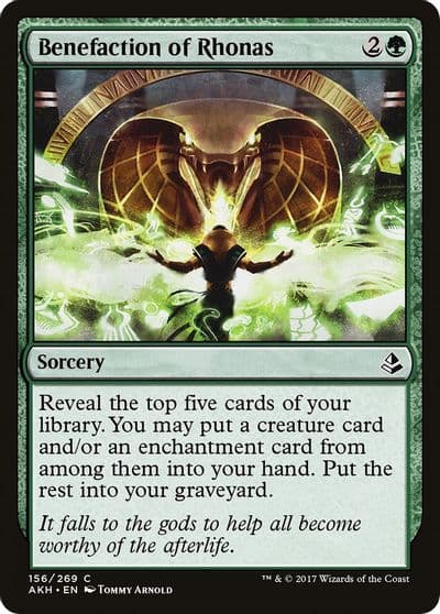 Benefaction of Rhonas Amonkhet Magic card