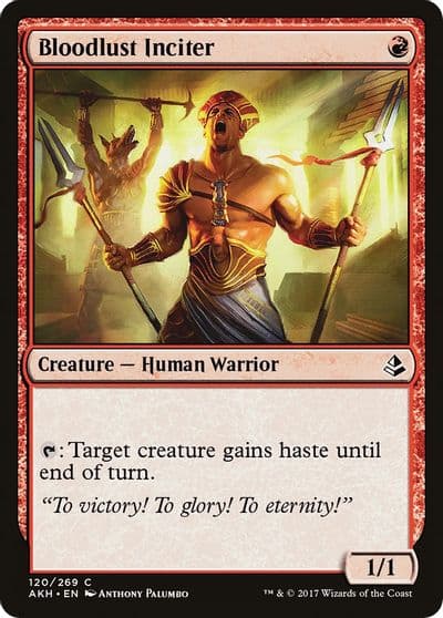 Bloodlust Inciter Amonkhet Magic card