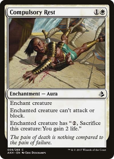 Compulsory Rest Amonkhet Magic card
