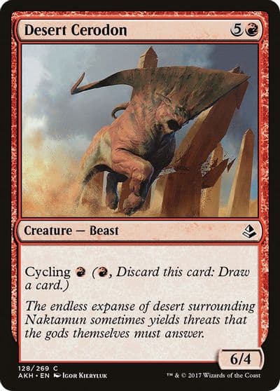 Desert Cerodon Amonkhet Magic card