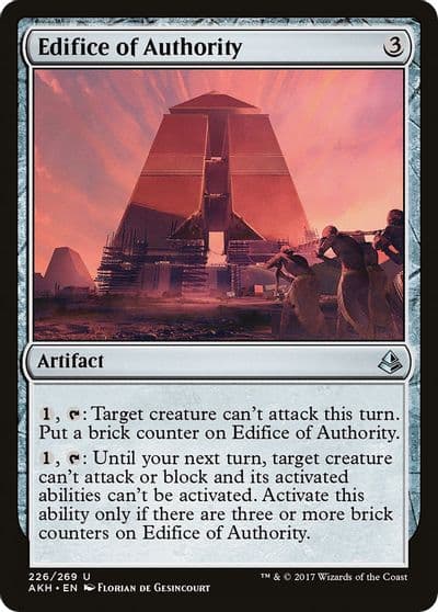 Edifice of Authority Amonkhet Magic card