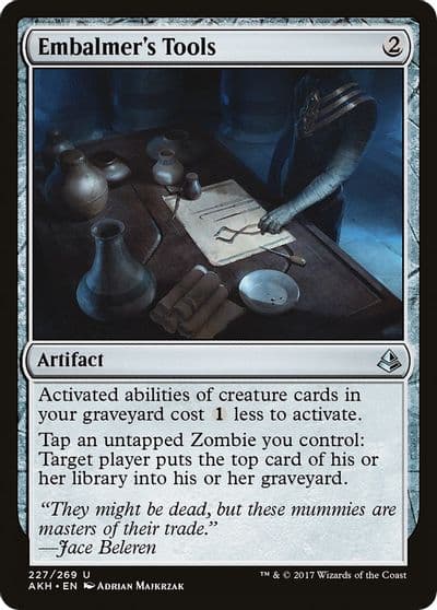 Embalmers Tools Amonkhet Magic card
