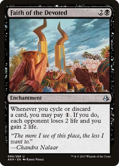 Faith of the Devoted Amonkhet Magic card