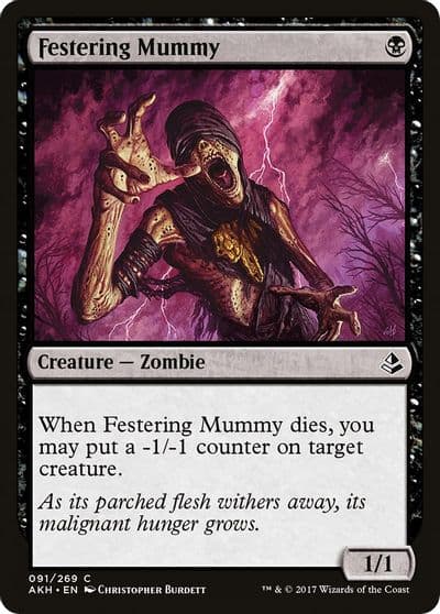 Festering Mummy Amonkhet Magic card