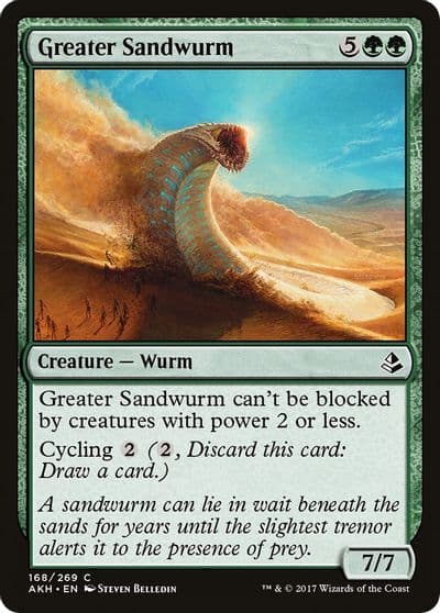 Greater Sandwurm Amonkhet Magic card