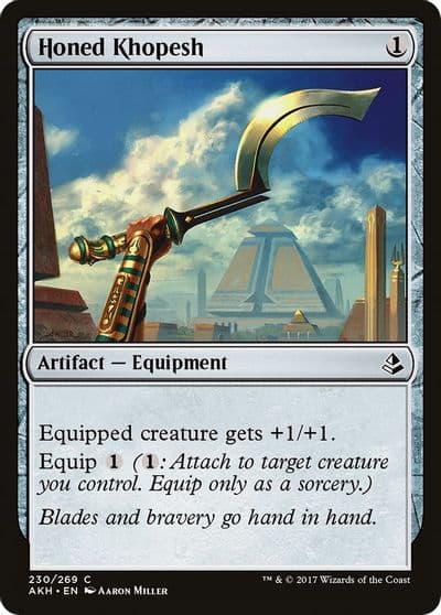 Honed Khopesh Amonkhet Magic card