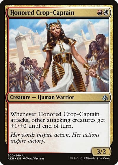 Honored Crop Captain Amonkhet Magic card