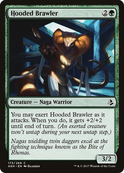 Hooded Brawler Amonkhet Magic card