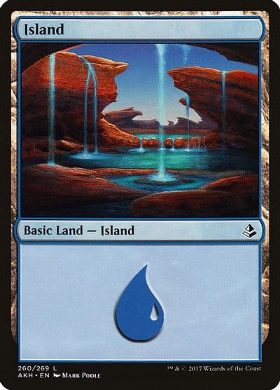 Island 260 Amonkhet Magic card