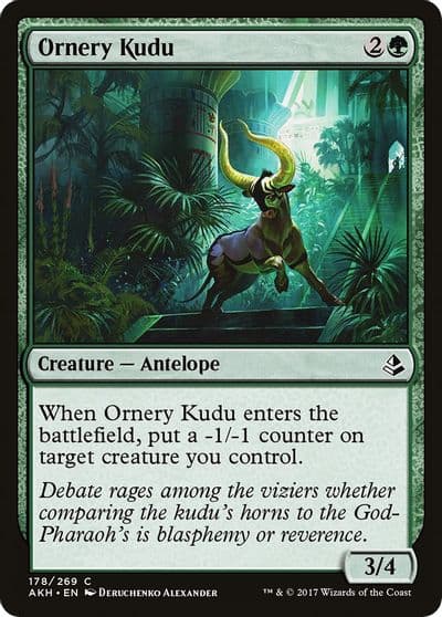 Ornery Kudu Amonkhet Magic card