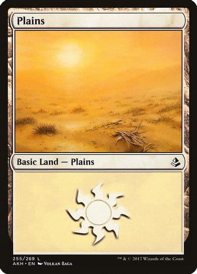 Plains 255 Amonkhet Magic card