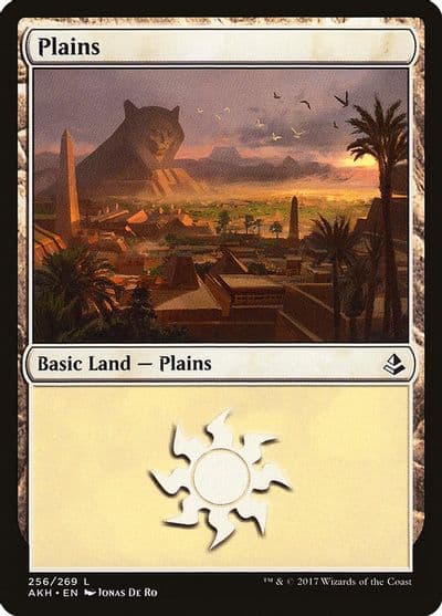 Plains 256 Amonkhet Magic card