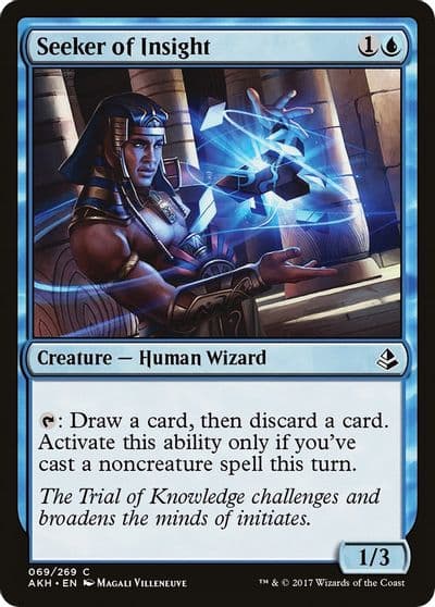Seeker of Insight Amonkhet Magic card