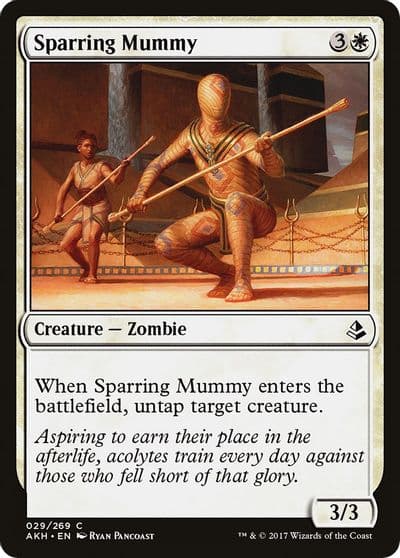 Sparring Mummy Amonkhet Magic card