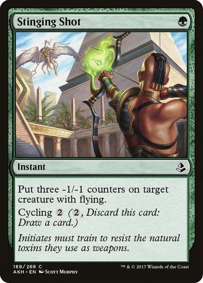 Stinging Shot Amonkhet Magic card
